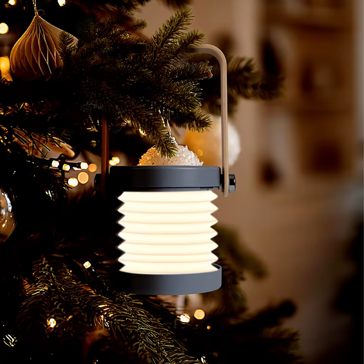 Lámpara LED Portátil Multifuncional – Recargable, Plegable y Eficiente