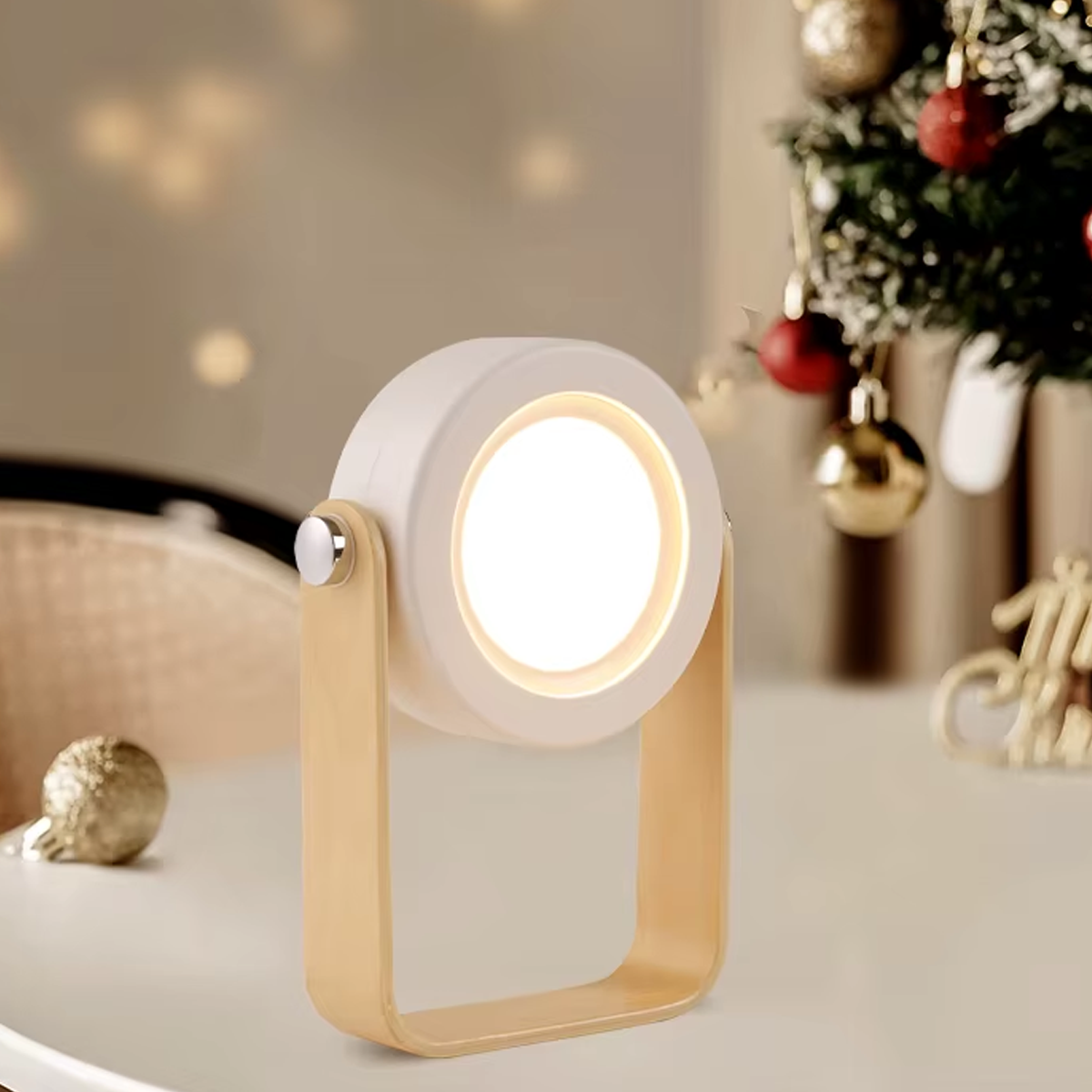 Lámpara LED Portátil Multifuncional – Recargable, Plegable y Eficiente