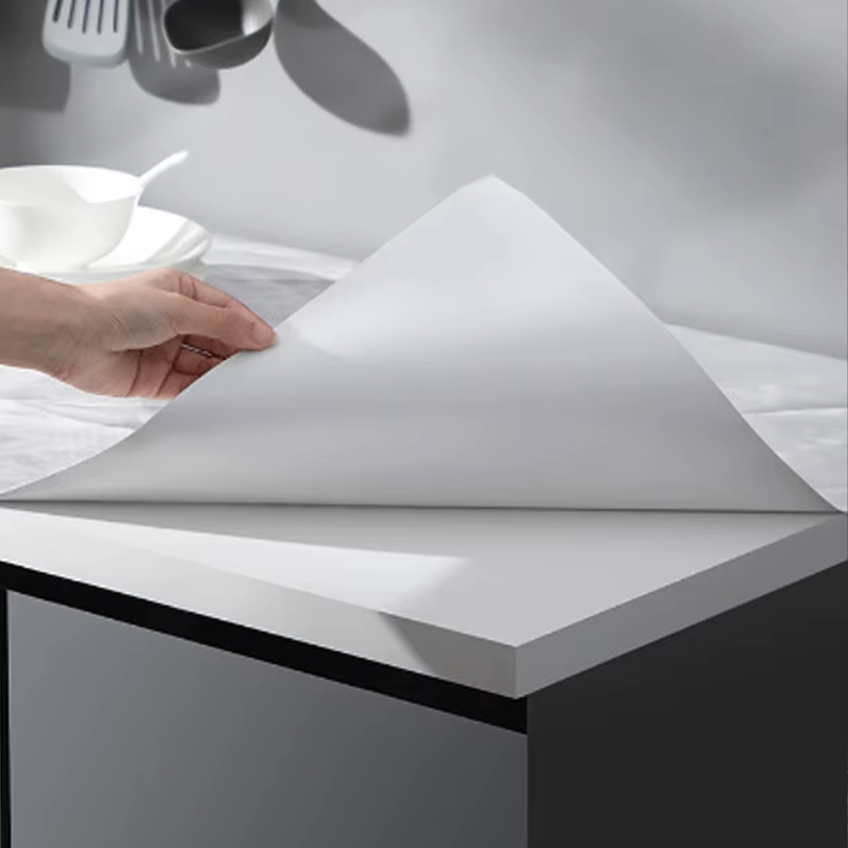 Papel Adhesivo Efecto Mármol Impermeable y Fácil de Aplicar para Paredes y Muebles