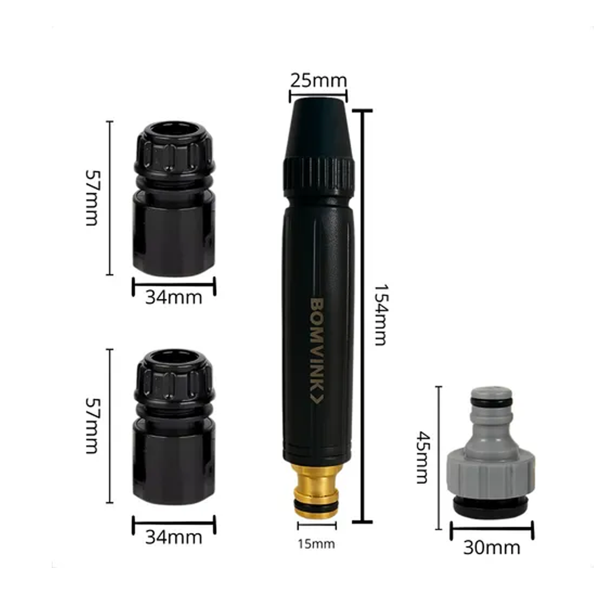 Boquilla de Alta Presión 360° - Limpieza y Ahorro - ¡Compra 1 y lleva 2 + GARANTÍA DE POR VIDA!