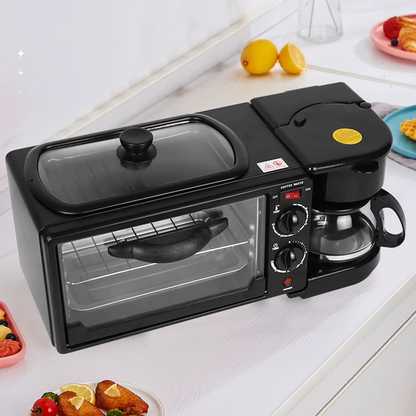 MultiChef 4X1 – Horno, Tostador, Grill y Cafetera en un solo diseño