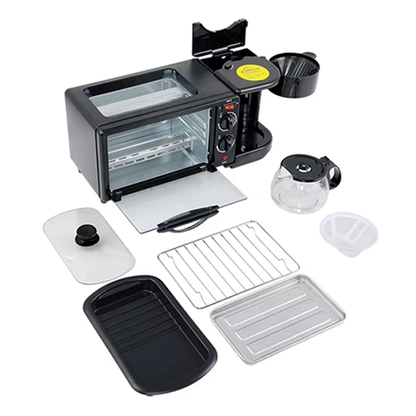 MultiChef 4X1 – Horno, Tostador, Grill y Cafetera en un solo diseño