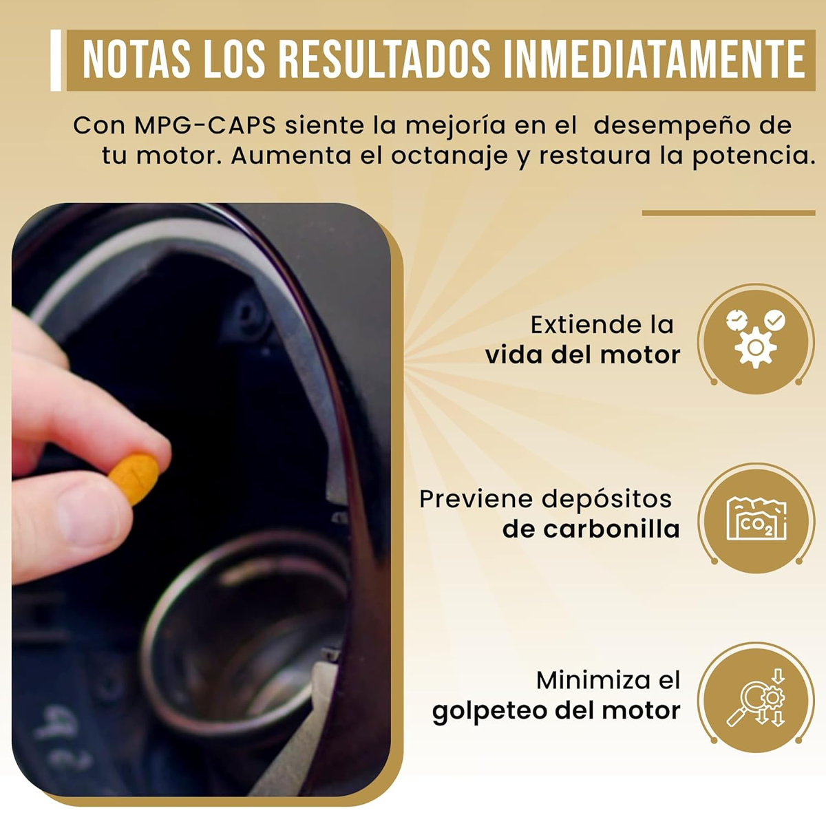 CAPS ADITIVO PARA AHORRO DE COMBUSTIBLE